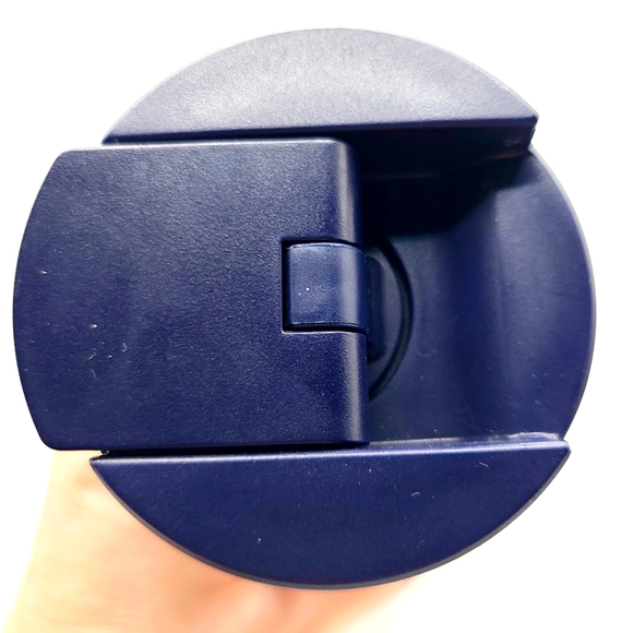 Starbucks 2020 Christmas Cranberry Red Navy Stainless Steel Tumbler 16oz - Picture 4 of 6